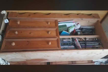 Photo of free Pine unit with drawers and shelf (Havant PO9) #1