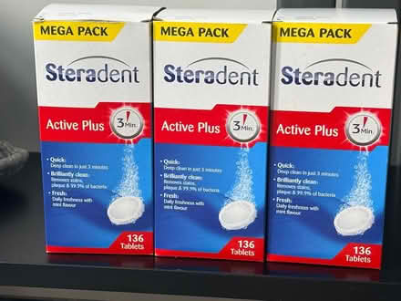 Photo of free Steradent tablets (Bushey WD23) #1