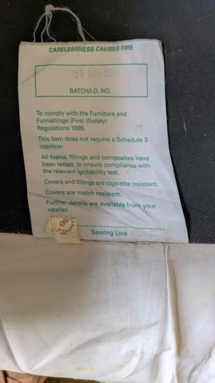 Photo of free Sofa Two Seat Brown Leather M&S (Shipley BD18) #2
