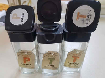 Photo of free Tesco spice jars (Broughton Gifford, SN12) #1