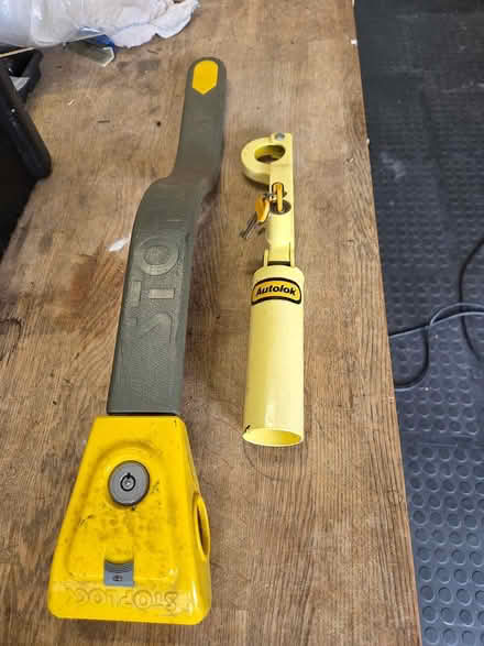 Photo of free Steering wheel & Gear Stick locks (Heatherside GU15) #1