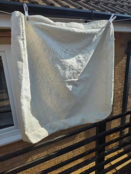Photo of free 2 very large cushions covers (Grangeway area NN10) #1
