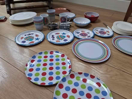 Photo of free Plastic kids/camping plates cupsetc (L19) #1