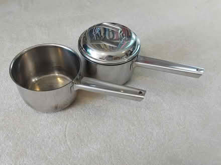 Photo of free Stainless steel pot set (SW11 Battersea) #4