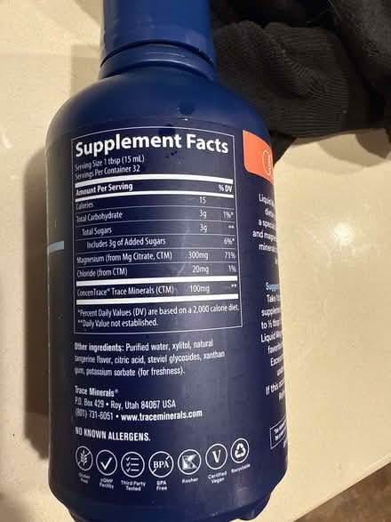 Photo of free Liquid magnesium (Willow Glen/San Jose) #2