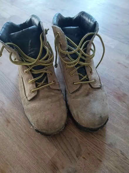 Photo of free Steel toe cap boots size 8 (Hayling Island PO11) #2