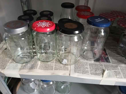 Photo of free Assorted clean glass jars with lids (S71. Monk Bretton) #1