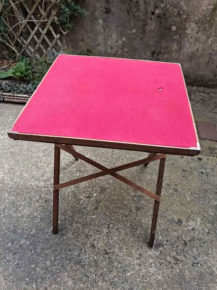 Photo of free Vintage card table (Carlisle CA1) #1