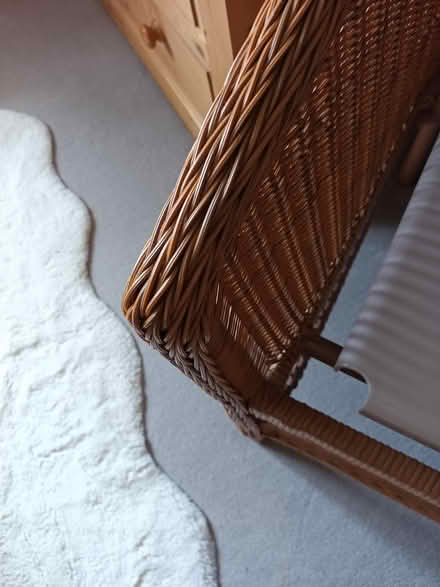 Photo of free Wicker Chair Commode (March PE15) #4