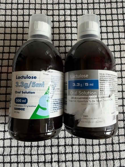 Photo of free 2 new unopened bottles Lactose (Shirley, Croydon CR0) #1