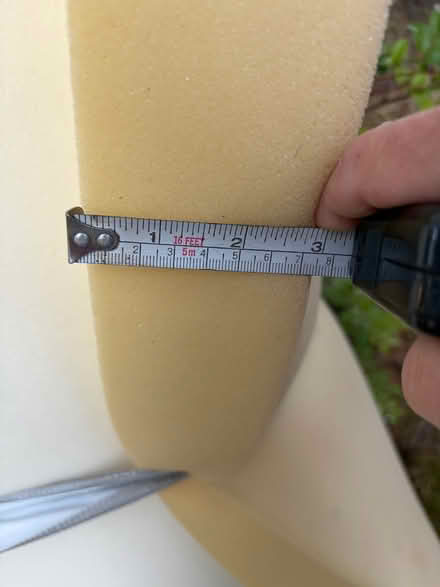 Photo of free Queen size 3” thick foam (805 Seagirt Road) #1