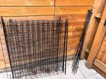 Photo of free Metal panels & stakes (UpperHale GU9) #1