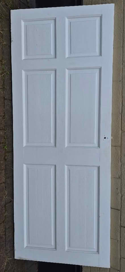 Photo of free 2 white internal wooden doors (Weaverham CW8) #1
