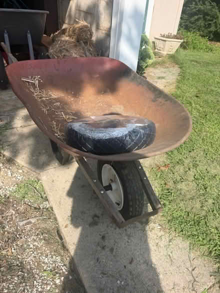 Photo of free Wheelbarrow with replacement wheel (Philadelphia/South Jersey) #1