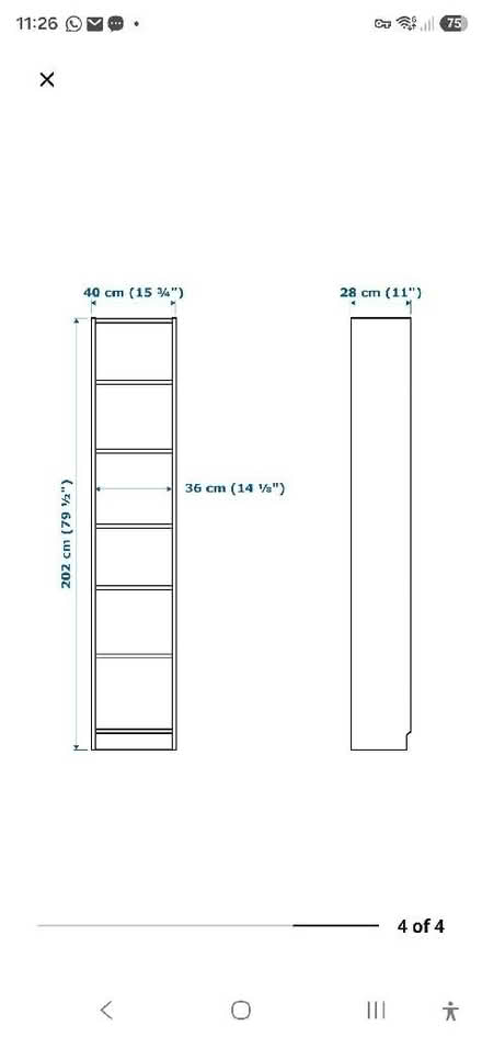 Photo of free Ikea Billy bookcase (Townsend AL3) #4