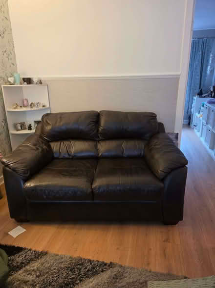 Photo of free Chocolate brown sofas (Southside EH8) #1