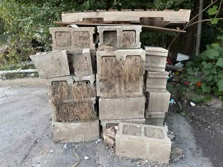 Photo of free Used Cinder Blocks - w/ free dirt (Schmidt Dr. and Boughton Rd.) #1