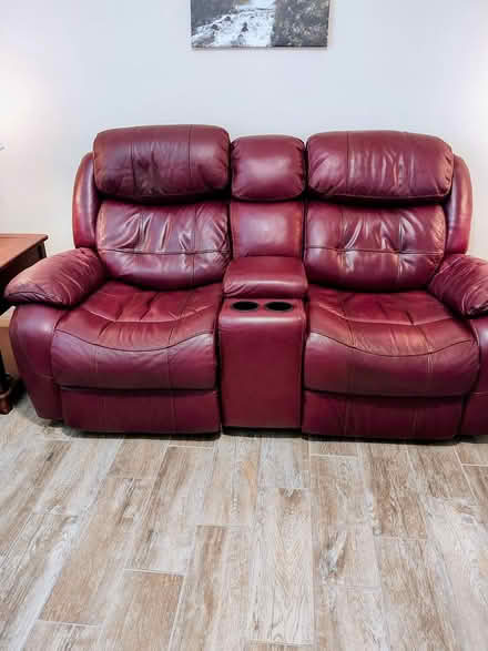 Photo of free Burgandy Loveseat (southwest Marion county) #1