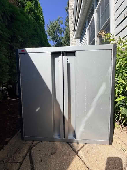 Photo of free Rubbermaid storage cabinet (hinsdale) #1