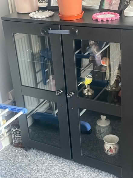 Photo of free Black display cabinet (Southdown BA2) #1