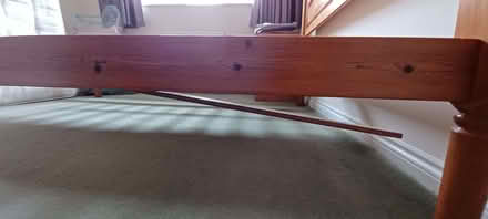 Photo of free Pine wooden bed frame (Longden SY5) #2