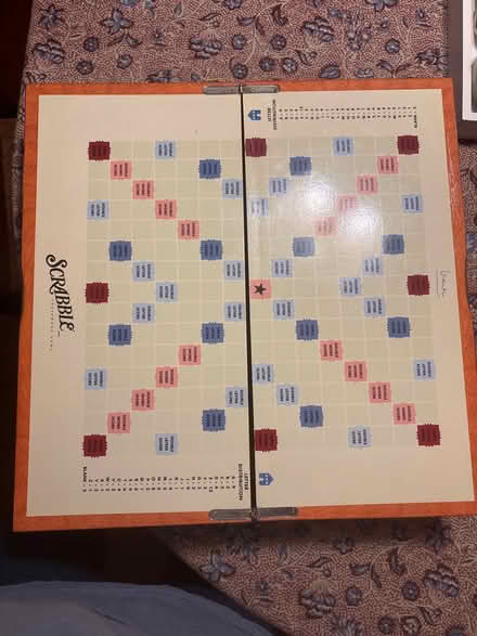 Photo of free Wood Scrabble Board (Metro Center) #3