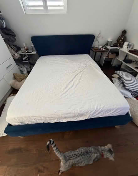 Photo of free Blue next king size bed (Fulham Palace Rd SW6) #1