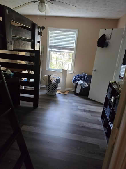 Photo of free Queen loft bed, desk, bookcase (Lawrenceville GA) #3