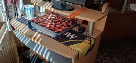Photo of free Computer desk (Knotty Ash L14) #1