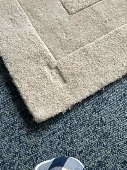 Photo of free Large cream rug (Burghfield Common, RG7) #3