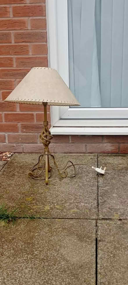 Photo of free Table and standing lamp (Ellesmere Port, CH66) #2