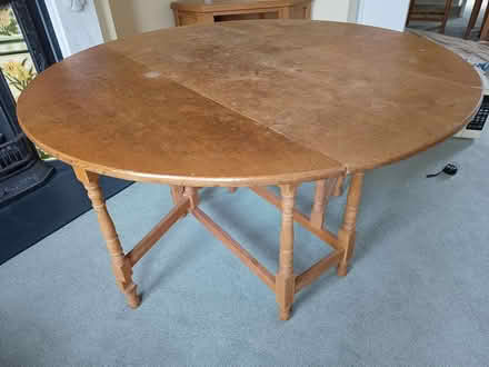 Photo of free Round drop leaf table (Wellingborough NN8 5) #3