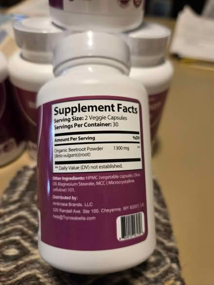 Photo of free Rosabella Beet Root Supplements (Schaumburg & Barrington Rds) #2