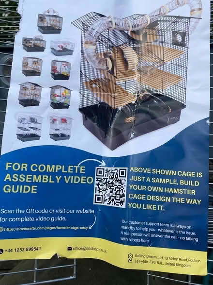Photo of free Hamster Cage (Woodford PL7) #2