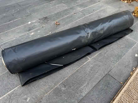 Photo of free Big roll of black heavy duty PVC plastic sheet, 4m wide (Fortis Green N2) #1