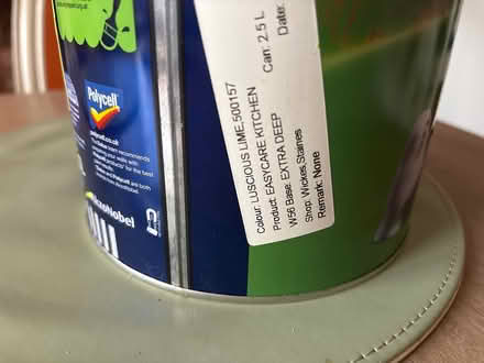 Photo of free Dulux luscious lime kitchen paint (Ashford, Surrey TW15) #2