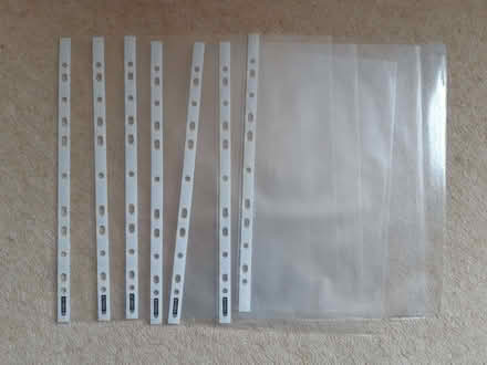 Photo of free Stationery - A4 plastic punched pockets/poly pockets (Kidlington OX5) #1