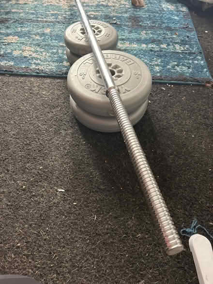 Photo of free Weights and full length bar (Off five ways SE9 3) #2