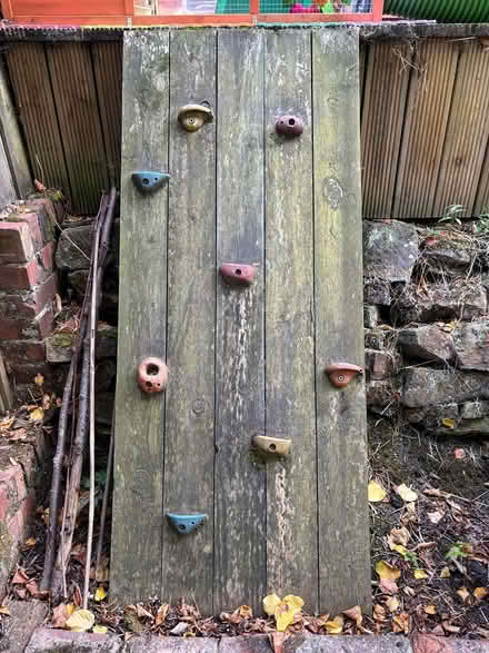 Photo of free Kids garden slide & climbing wall (Nethergreen S11) #3