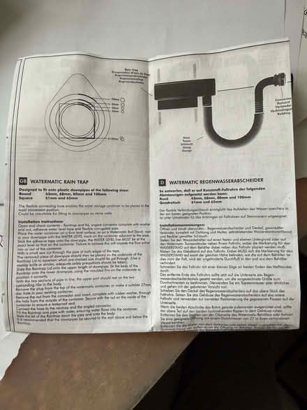 Photo of free Downpipe rain diverter (round) (Grappenhall WA4) #2