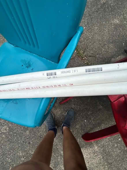Photo of free 3 PVC pipes (brand new) (Petworth) #1