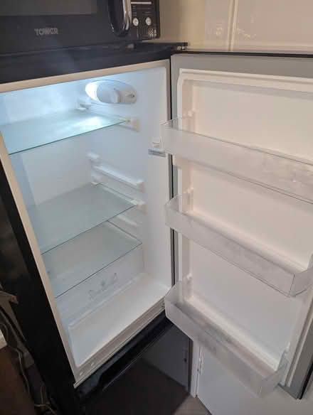 Photo of free Fridge Freezer Bush M47150FFB Black (EH8 9BT) #2