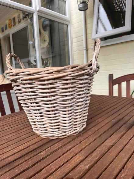 Photo of free Wicker plant holder (Broadbridge Heath) #1