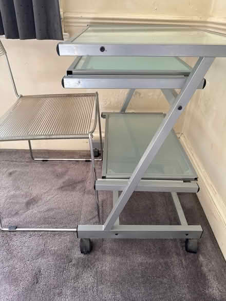 Photo of free Desk and chair (W2) #3