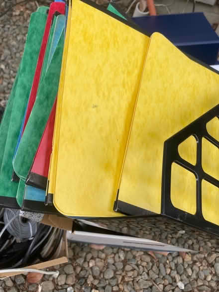 Photo of free Folders in bright colors (Foothill Boulevard Cupertino) #1