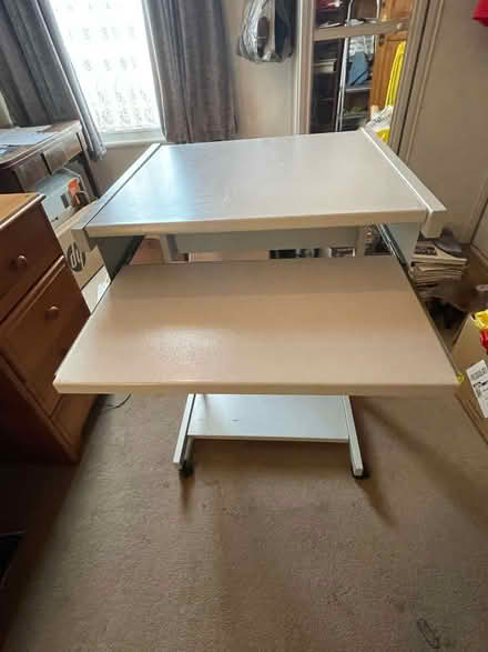 Photo of free Super sturdy mobile computer stand/desk. (North Finchley N12) #1