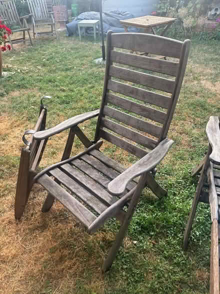 Photo of free Two garden steamer type chairs (Cholsey) #2