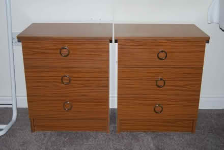 Photo of free Pair of Bedside Tables 19"w x 13"d x 22.5"h (The Moravian Settlement DE72) #1