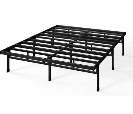 Photo of free Metal bed frame (Double) and headboard. (Hoyland Common S74) #1