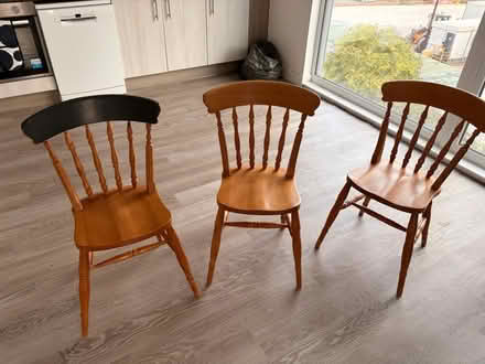 Photo of free 3x wooden chairs (Worcester WR4) #2